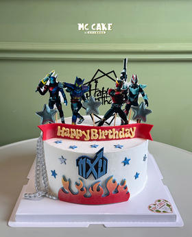 假面超人数码打印装饰蛋糕