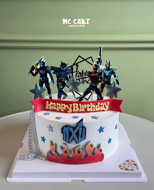 假面超人数码打印装饰蛋糕 商品图0