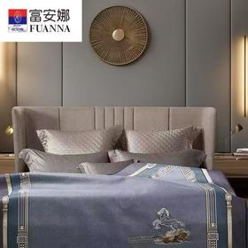 【春上新】10楼 富安娜 单张 牛皮软席 / 达芬奇密码 / 加大 / 灰 吊牌价 17800元 活动价 3999元