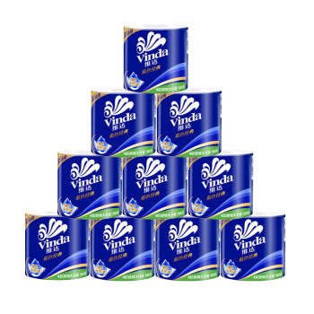 维达（vinda）有芯卷纸 蓝色经典4层160克*10卷 卫生纸 卷筒纸 纸巾（包邮） /家庭清洁/纸品 /清洁纸品 /卷纸 商品图4