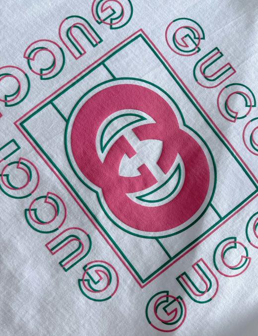 【周末秒杀】GUCCI/古奇 25ss夏季新款圆领短袖T恤！240克重磅高端纯棉面料 商品图4