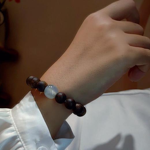 翡翠 lucky 胖胖配沉香珠串 商品图7