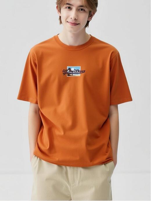 佐丹奴男装25年新款【索罗娜】弹力保型T恤衫01095207 商品图6