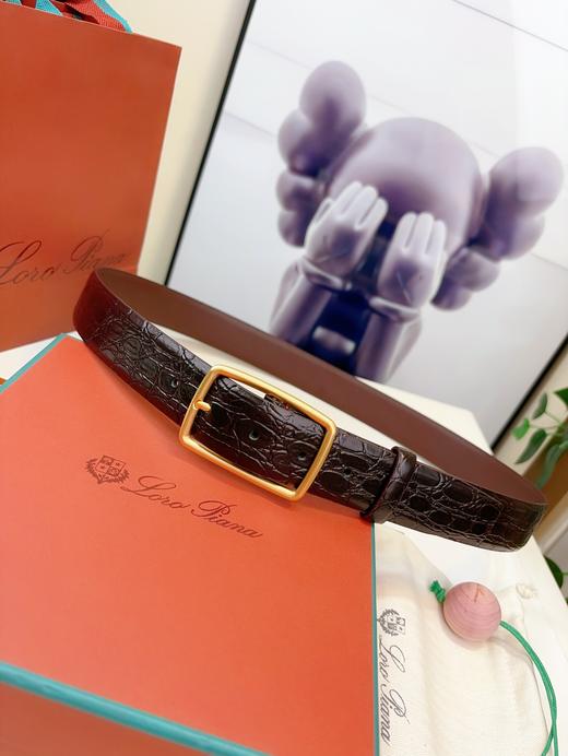 Loro Piana诺悠翩雅小牛皮腰带（GD） 商品图9