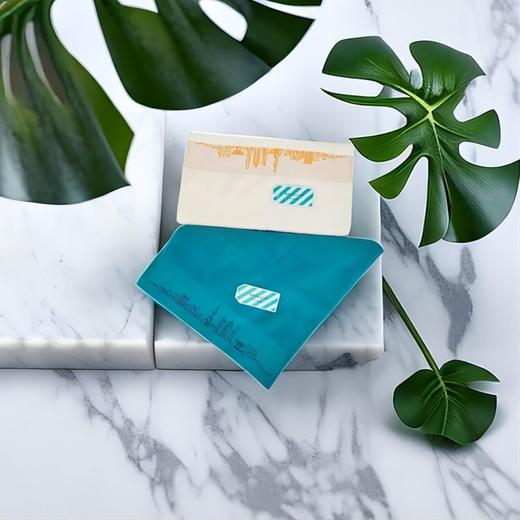 三利 申咏抗菌面巾 两条装 SL3295 蓝色+白色 商品图4