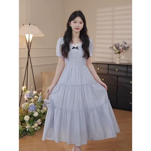 【6折秒杀】鹿向南「盛夏告白」夏季新款法式高级感度假风收腰显瘦女连衣裙子DYL661874 商品图1