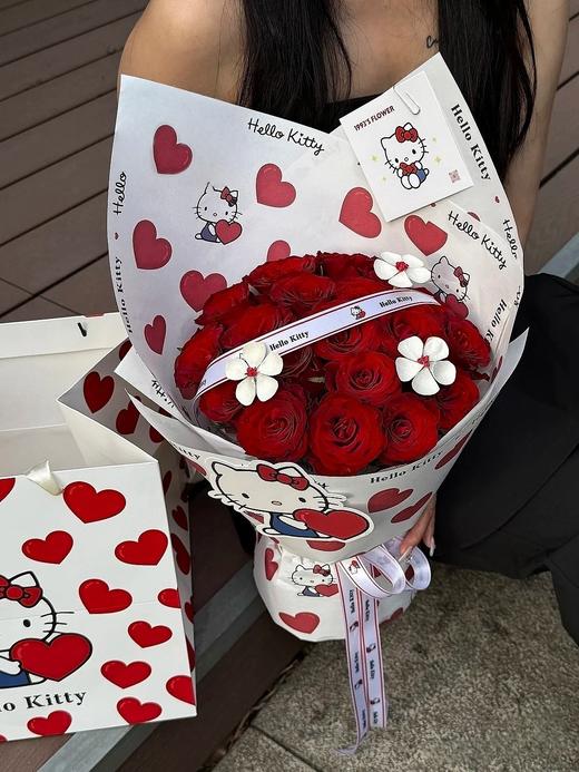 楚楚可人19支玫瑰花束四选一 商品图9