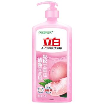 立白APG薄荷洗洁精1kg*2瓶 /家庭清洁/纸品 /家庭环境清洁 /洗洁精 商品图0