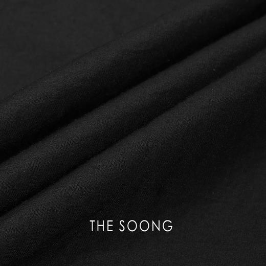 THESOONG|"棉柔巾衬衫"纯棉透气微珠光感翻领衬衫上衣HWCS7153 商品图7