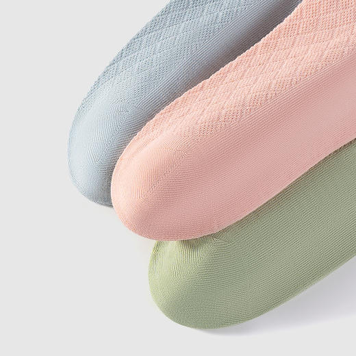 连绵·女士提花船袜X24（3双装） 商品图3