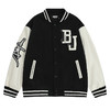 BJHG不计后果美式棒球服外套男款春秋季潮牌情侣复古休闲红色夹克 商品缩略图2