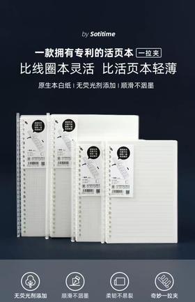 苏铁时光一拉夹活页本