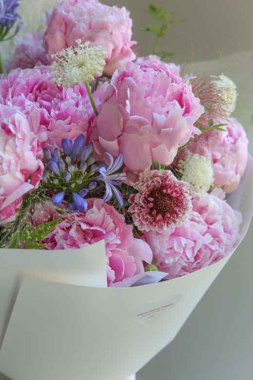 夕岚桃夭法式花园风芍药花束 商品图8