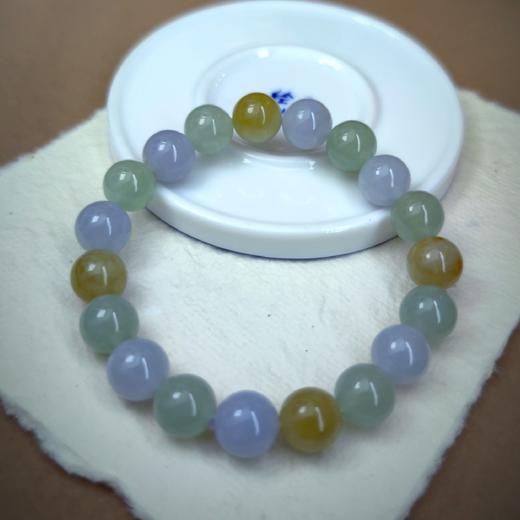 “莫奈花园”翡翠珠串 商品图11