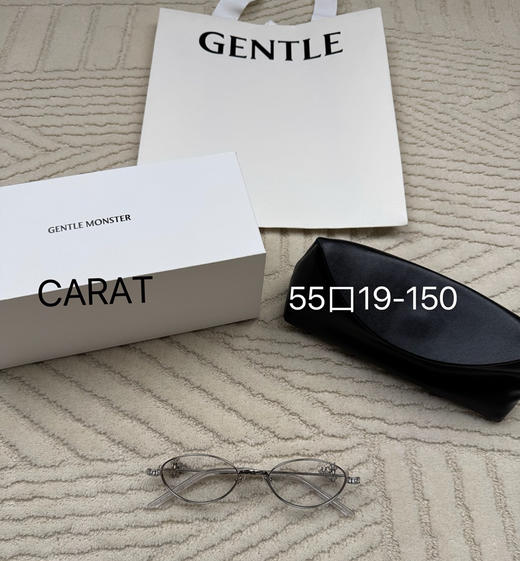 2025GM墨镜CARAT无框珠宝平光镜 商品图2