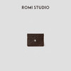 ROMI STUDIO“英伦复古”100%牛皮翻盖银扣方形便携卡包RWCLP32789 商品缩略图0