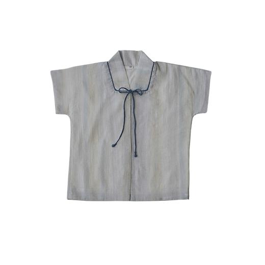 【东济堂衣养】春夏新品新中式汉服上衣明制直领衬衣短袖 商品图2