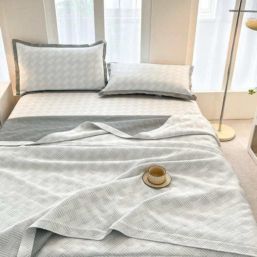 新款PE凉感润肤夏凉毯海洋丝夏被 商品图0