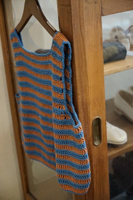 NITTO 手工钩编的粗花呢背心（双色） 商品图12