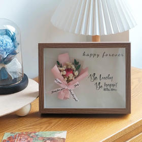 成品干花相框家居装饰摆设摆件ins网红相框（随机发货）