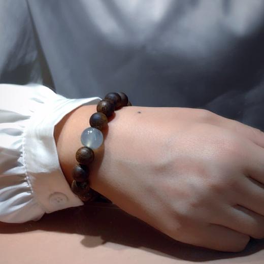 翡翠 lucky 胖胖配沉香珠串 商品图1