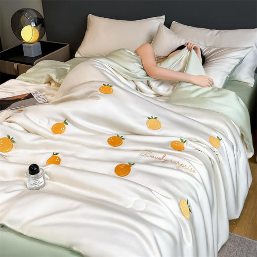 A类母婴级凉感夏凉被冰丝夏被 商品图3