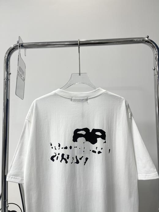 【秒杀特价】巴黎世家23春夏款泼墨涂鸦字母短袖T恤 商品图5