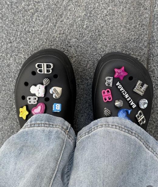 巴黎世家联名卡骆驰情侣款#CROCS MULE JIBBITU洞洞鞋（HC） 商品图2
