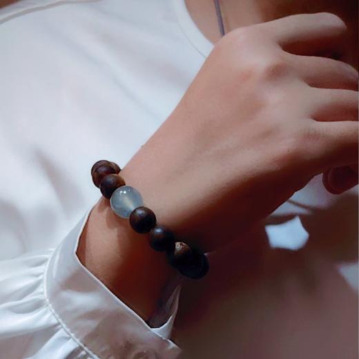 翡翠 lucky 胖胖配沉香珠串 商品图3