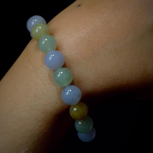 “莫奈花园”翡翠珠串 商品图5