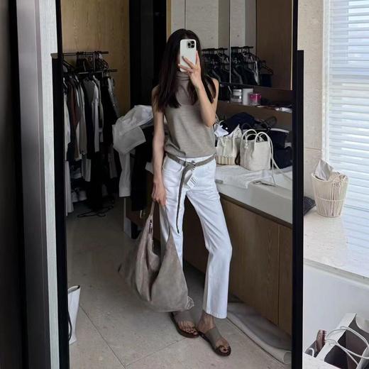 ROMI STUDIO康赛妮山羊绒莱赛尔混纺无袖堆领套头毛衫 RWCRST2913 商品图2