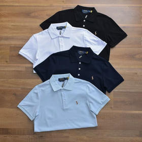 原单正品 RalphLauren/拉夫劳伦男女同款经典修身网眼短袖Polo衫
颜色：黑色白色藏青浅蓝
尺码：M-XXL