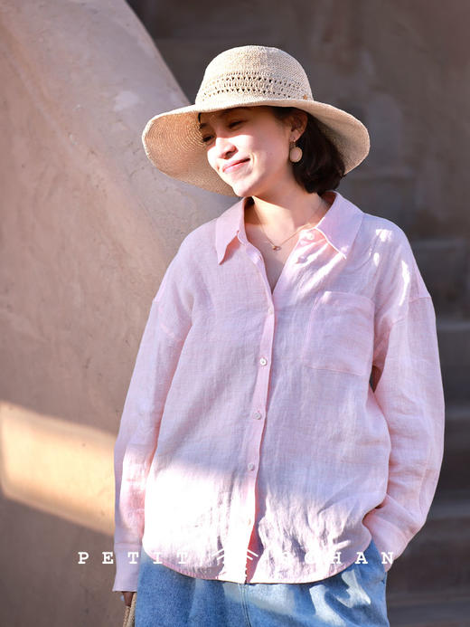 PETIT SCHAN小闪 #084 under the tuscan sun 托斯卡纳艳阳下 手工钩织纸草镂空度假感法式大檐草帽 商品图4