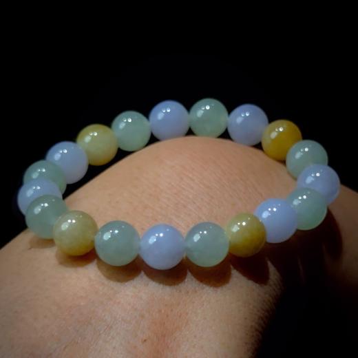 “莫奈花园”翡翠珠串 商品图3