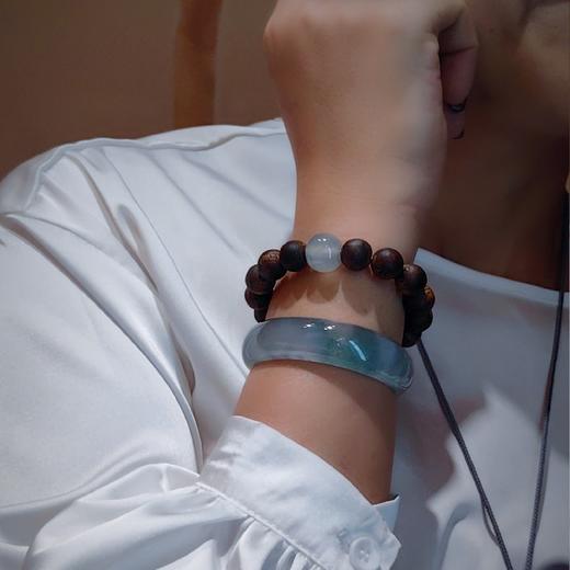 翡翠 lucky 胖胖配沉香珠串 商品图12