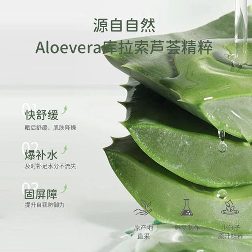 *【蓓雀儿】保湿舒缓芦荟胶 一支多重功效  全家可用    急救补水 | 清爽镇静 | 晒后舒缓 | 水润屏障 商品图3