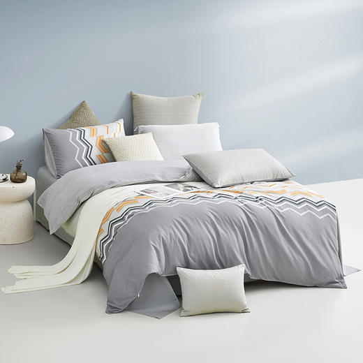 罗莱家纺素光织梦全棉四件套 商品图1