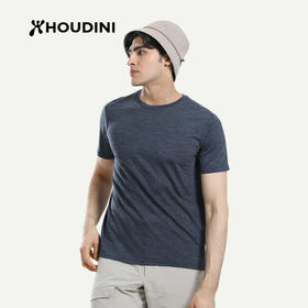 HOUDINI胡丁尼 Activist Tee 积极 男款美利奴羊毛短袖T恤237874
