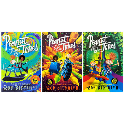 花生琼斯英文Peanut.Jones（全3册） （收到图书后找客服领取音频） 商品图3