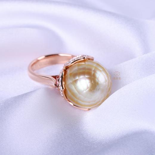 【荷美】刻面金珠戒ZZ12503050 商品图4