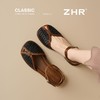 ZHR则则厚底罗马凉鞋2025夏季新款气质百搭编织凉鞋法式复古女鞋 商品缩略图7
