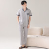 I'd爱帝情侣款棉弹力翻领短袖长裤家居服套装 商品缩略图5