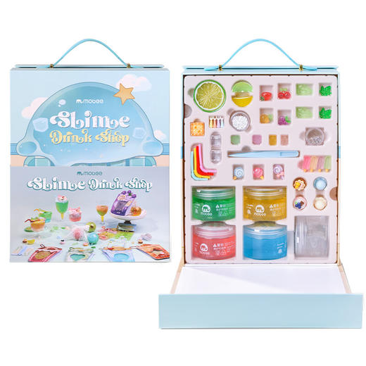 【六一好礼】mobee自制捏捏乐diy材料包硅胶解压玩具女孩7-14岁六一儿童节礼物 捏捏乐史莱姆-无毒不沾手 双重玩法更解压 商品图7