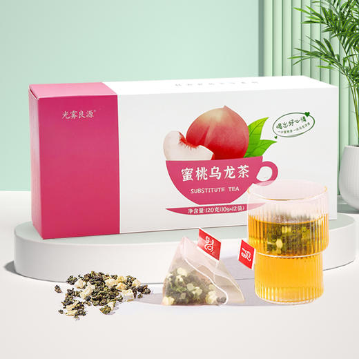 光雾良源蜜桃乌龙茶120g（10g*12袋)/盒 商品图1
