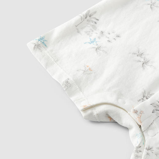 英氏婴儿衣服夏季透气新生儿连体衣2025新款轻薄爬服YLABJ2R007A 商品图4