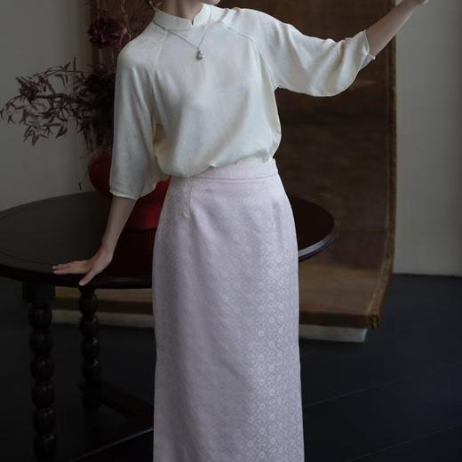 【à perles】宋韵时‮花尚‬‎瓣型马甲衬衣半裙三件套 商品图7