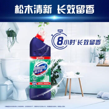 蓝多霸亮白除菌洁厕啫喱 洁厕灵马桶清洁剂香杉松木香 600g×2 /家庭清洁/纸品 /家庭环境清洁 /洁厕灵 商品图3