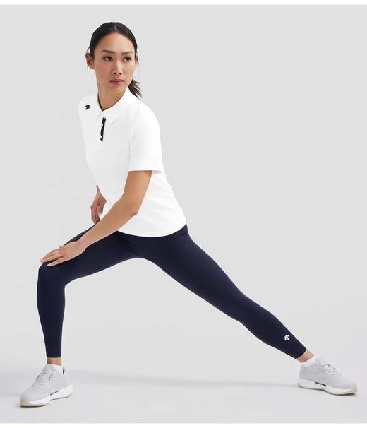 点此购买 迪桑特夏季女士高尔夫FIELD修身翻领短袖T恤 xj 319005 商品图4