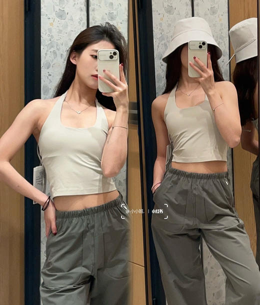 Lulu原单女士茧型中长裤051902 商品图3