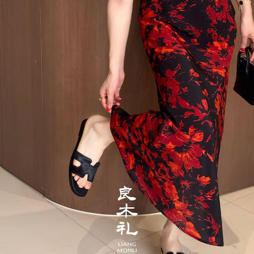 【预售7天】真丝印花半裙（25-27） 商品图2